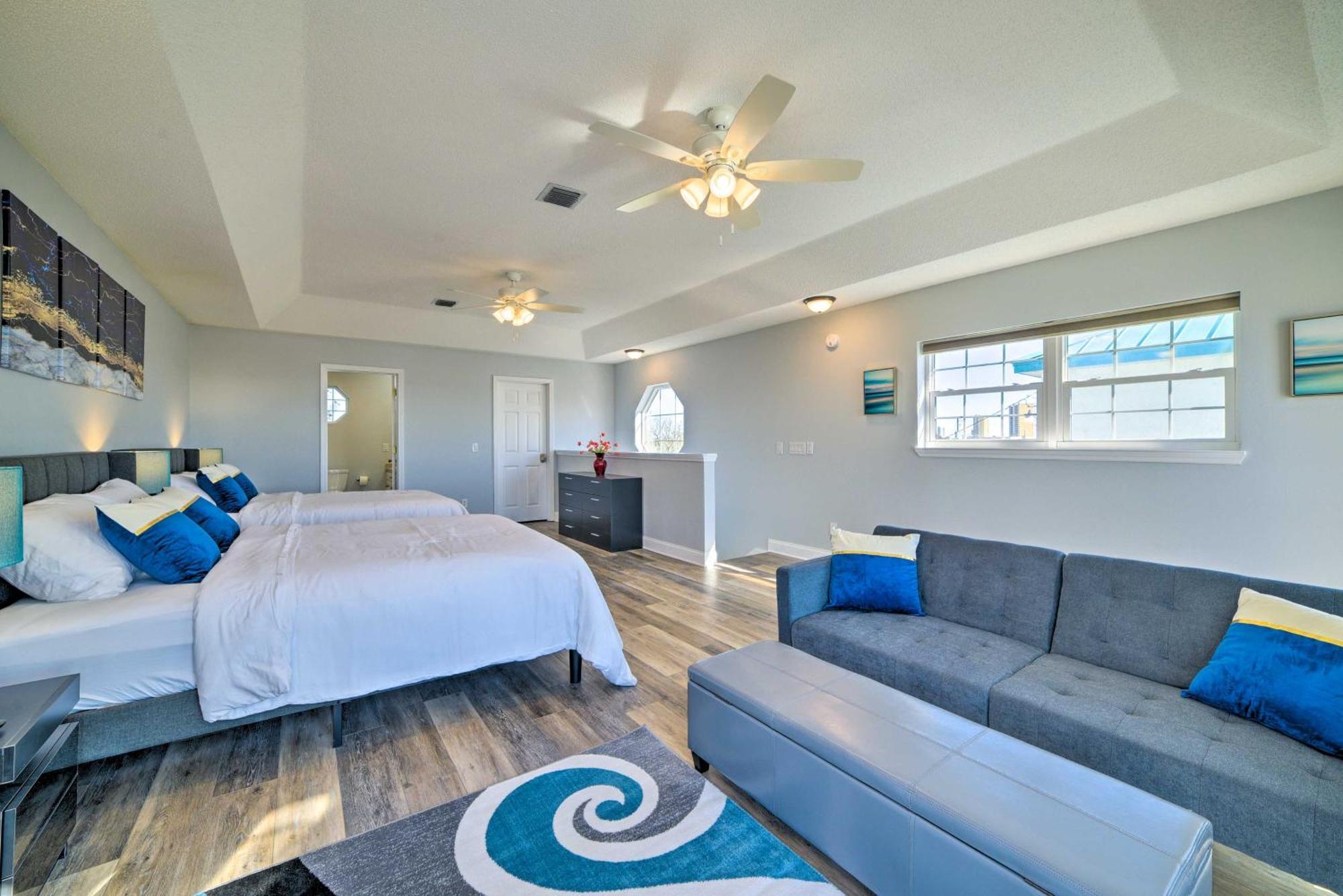 Sunny Pcb Home With Balcony Steps To The Beach! ปานามาซิตี้บีช ภายนอก รูปภาพ