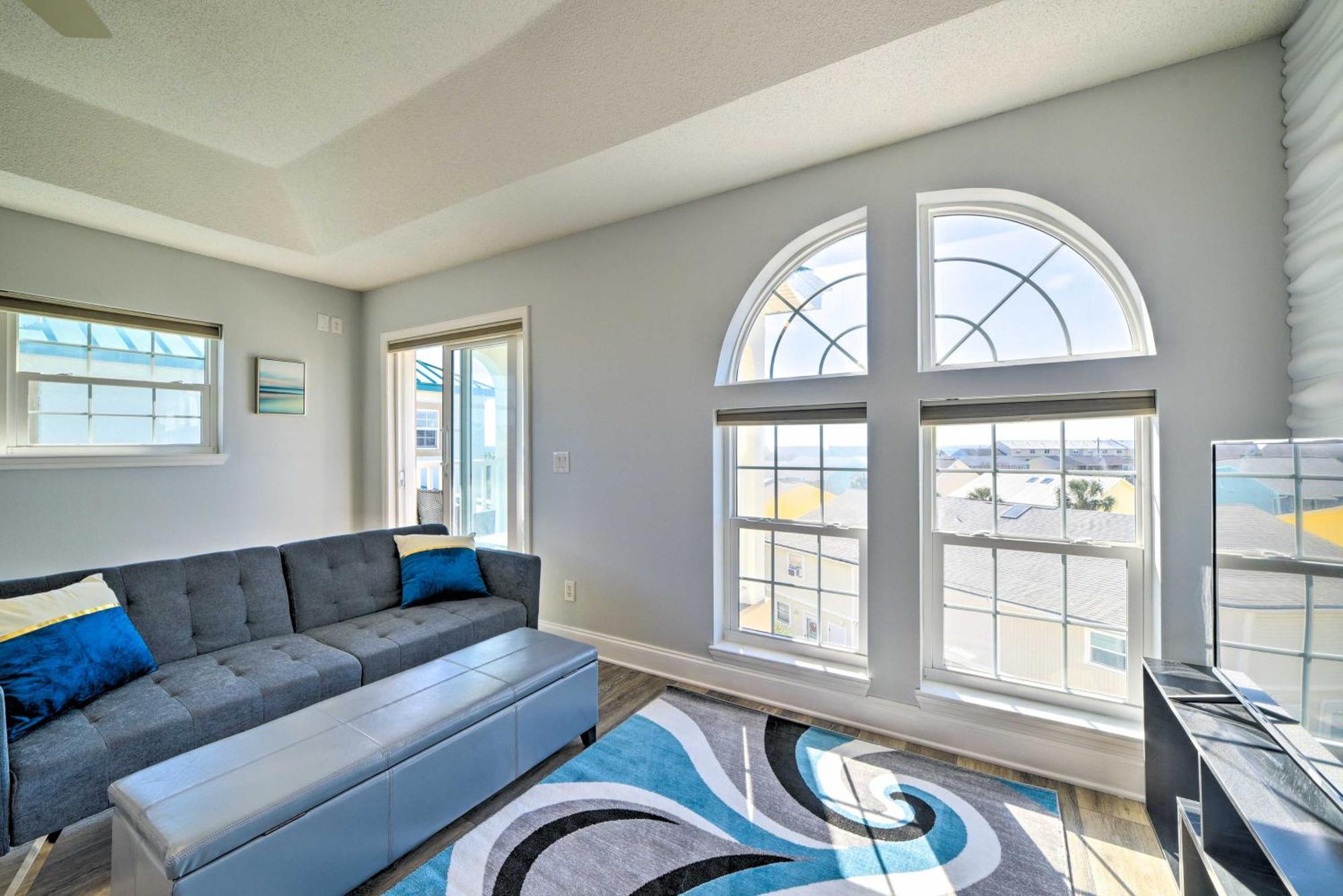 Sunny Pcb Home With Balcony Steps To The Beach! ปานามาซิตี้บีช ภายนอก รูปภาพ